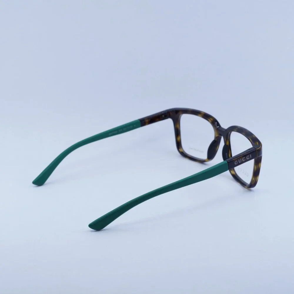 Gucci GG1738O 003 Eyeglasses Havana/Green Frame - Lowest Price!